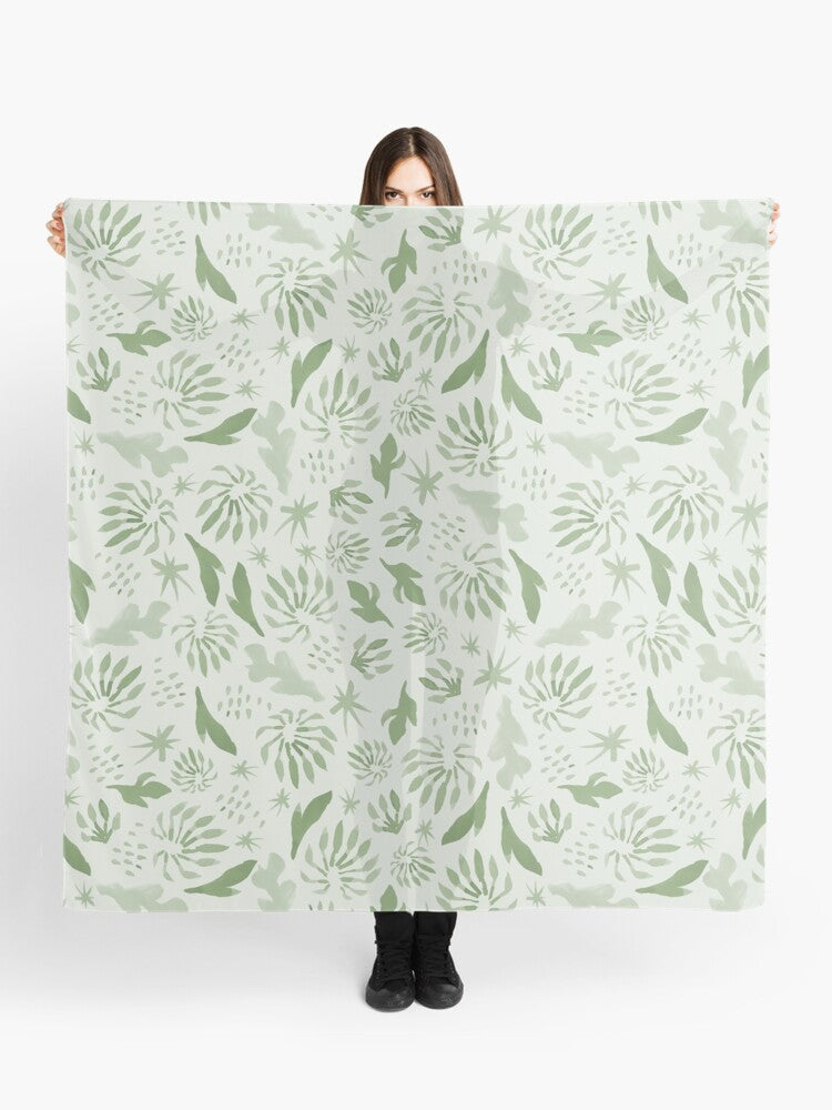 Firewheel Tree in Green Scarf by Jay Dee Dearness