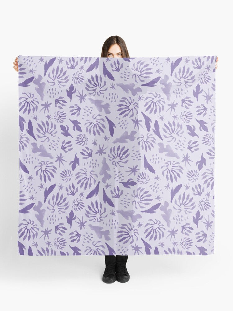 Firewheel Tree in Purple Scarf by Jay Dee Dearness