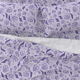 Firewheel Tree bed sheet set in purple by Jay Dee Dearness