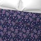 pink and purple banksia medium pattern duvet cover